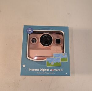 Instant Print Digital Camera Pink Dylanto Open Box